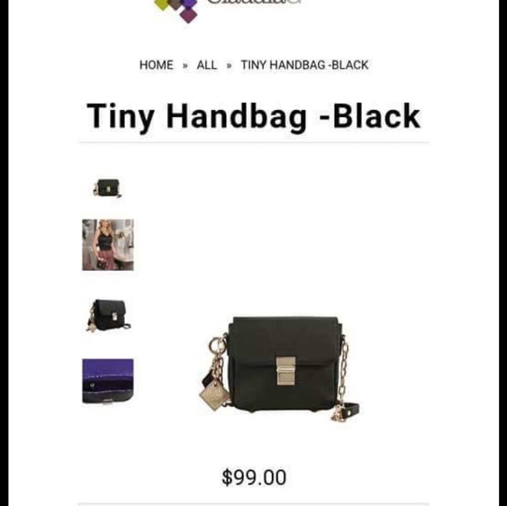 Tiny leather bag